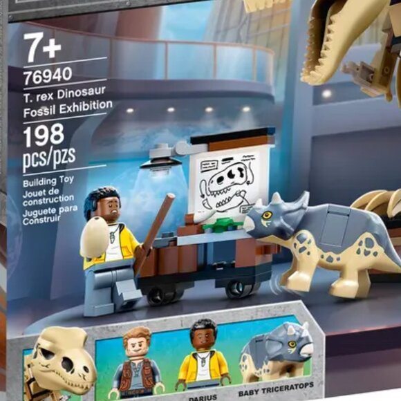 Brand New Lego Jurassic World T. rex Dinosaur Fossil Exhibition 76940 Building - Picture 2 of 9